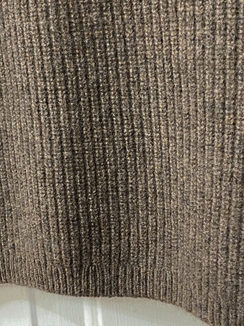 Quince 100% Mongolian Cashmere Sz M Women's Brown Drop Sweater Crew Neck - Picture 8 of 11